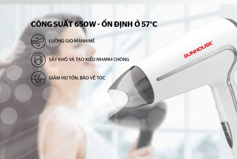 Máy sấy tóc Sunhouse SHD2308W