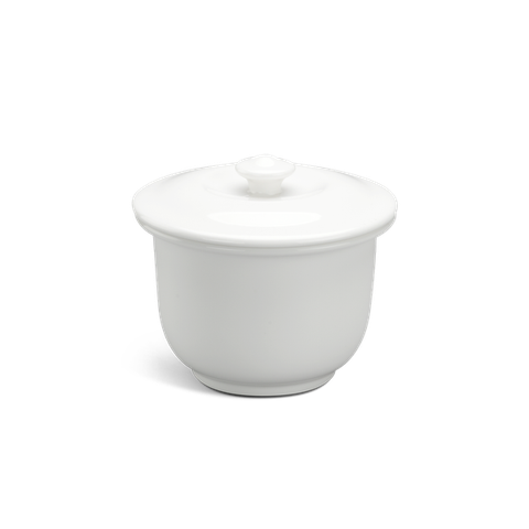 Thố sứ Minh Long 0.33 L + nắp - Daisy Lys - Trắng Ngà