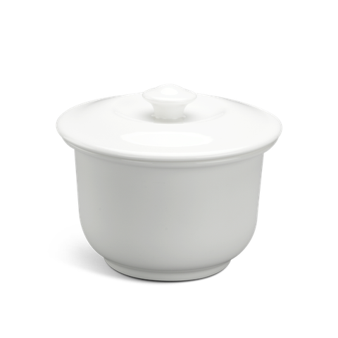 Thố sứ Minh Long 0.52 L + nắp - Daisy Lys - Trắng Ngà