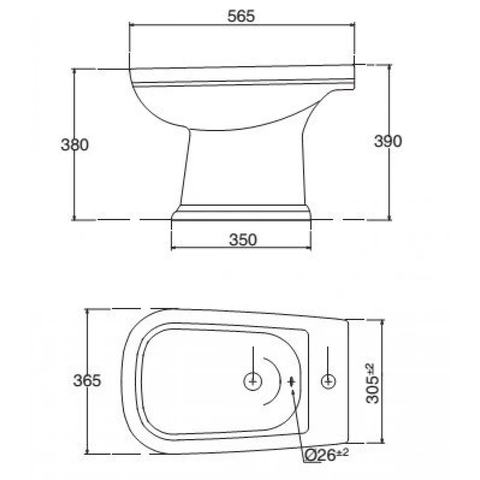 Bồn tiểu nữ Viglacera VB3