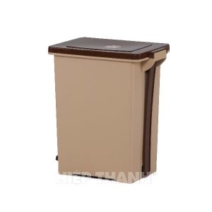 Thùng Rác Đạp Vuông Nhật nhựa Hiệp Thành 393
