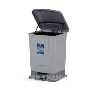 Thùng Rác Đạp Vuông nhựa Hiệp Thành 305