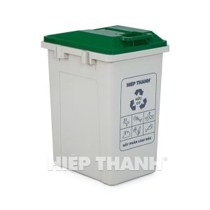 Thùng Rác Phân Loại 60L nhựa Hiêp Thành 595