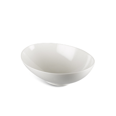 Tô oval sâu lòng sứ Minh Long 30 cm - Misc Assortment Lys - Trắng Ngà