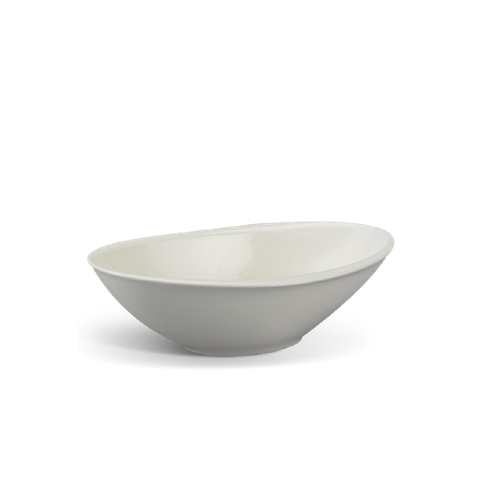Tô oval vành hông sứ Minh Long 28 cm - Misc Assortment Lys - Trắng Ngà