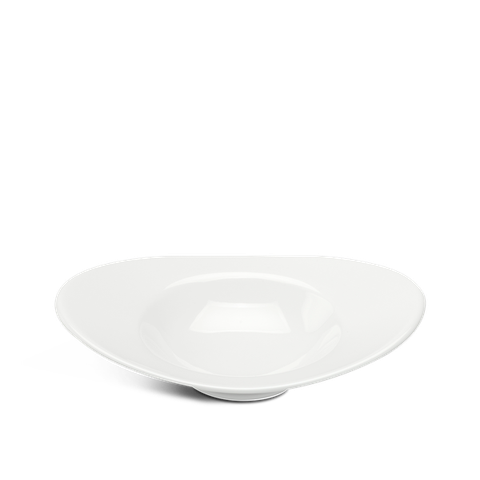 Tô sứ Minh Long oval vành 17 cm - Misc Assortment Lys - Trắng Ngà