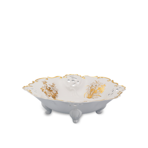 Tô trái cây sứ Minh Long - Royal - Tứ Quý (Vàng)