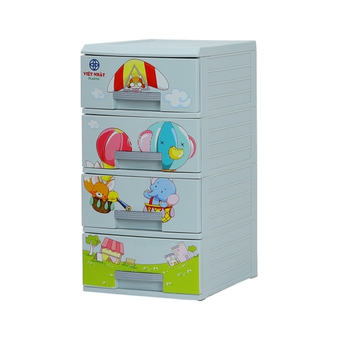 Tủ kitty 4T nhựa Việt Nhật 3654