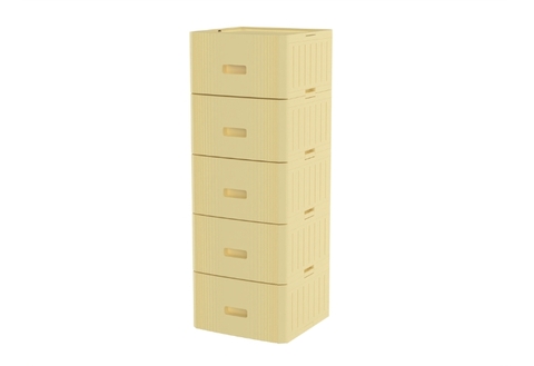 Tủ Lắp Ghép nhựa Duy Tân Matsu Lock 5 Ngăn No.1610/5