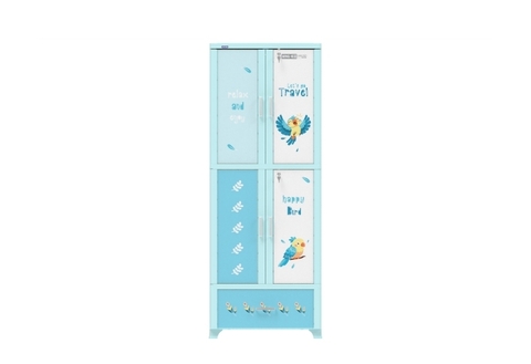 Tủ nhựa Duy Tân WING 4C 1N No.1159 (4 cánh 1 ngăn)