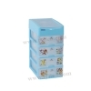 Tủ Nhựa Mini M Trắng Trong 5 Ngăn nhựa Tý Liên No.0724