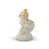 Tượng rồng Hảo Đức sứ Minh Long 13.5 cm - Màu Trắng