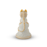 Tượng rồng Hảo Đức sứ Minh Long 13.5 cm - Màu Trắng
