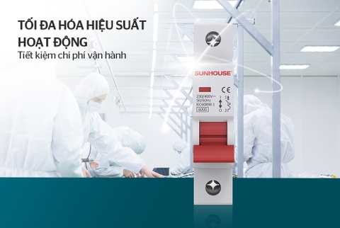 Cầu dao tự động 1 cực 32A Sunhouse SHE-B-C68N/1032