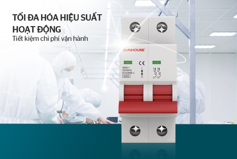 Cầu dao tự động 2 cực 32A Sunhouse SHE-B-C68N/2032