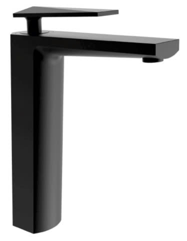 Vòi lavabo chậu rửa mặt Luxta L-1221B black nóng lạnh