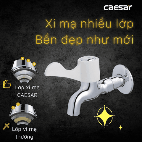 Vòi gắn tường Caesar W027C