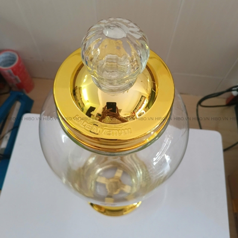 Bình Thủy Tinh Ngâm Rượu Phú Hòa 6.2 Lít Có Vòi