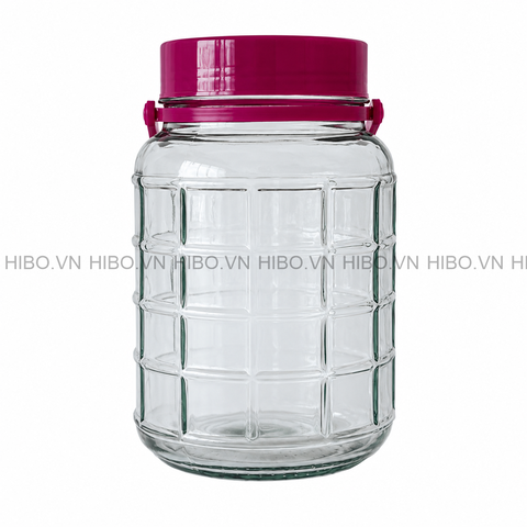 Bình Thủy Tinh Việt Tiệp 3.8 Lít Quai Xách