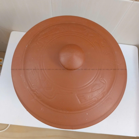 Hũ đựng gạo gốm Bát Tràng 10 lít Tài Lộc