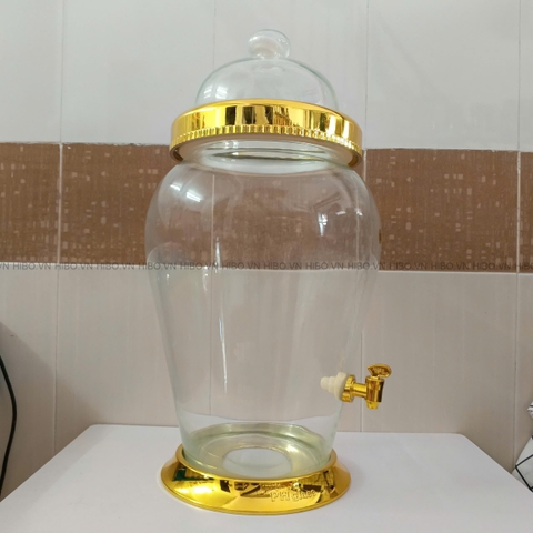 Bình Thủy Tinh Ngâm Rượu Phú Hòa 18 lít có vòi