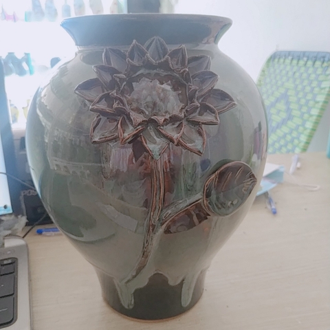 LỌ HOA HỎA BIẾN GỐM BÁT TRÀNG LH4.1