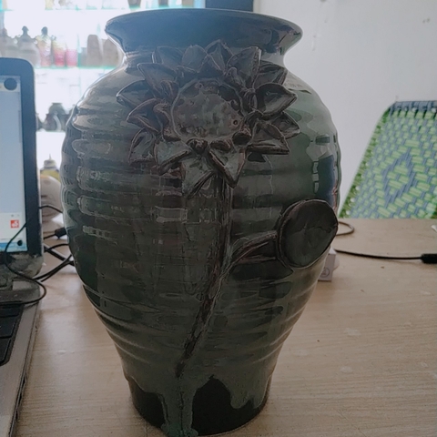 LỌ HOA HỎA BIẾN GỐM BÁT TRÀNG LH3.4