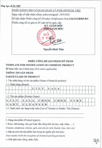 Dung Dịch Vệ Sinh Phụ Nữ - Choo Choo Pure Lady Cleanser