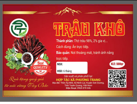Thịt trâu sấy