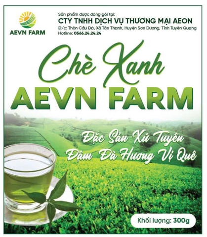 Trà xanh AEVN FARM 300Gr
