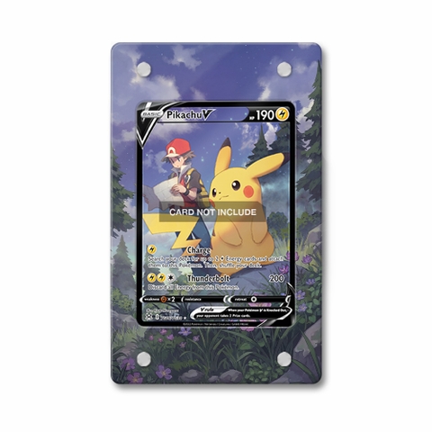 Khung thiết kế Pikachu V TG16 Trainer Gallery Lost Origin bảo vệ thẻ bài - Extended Art Case for trading card Pokemon