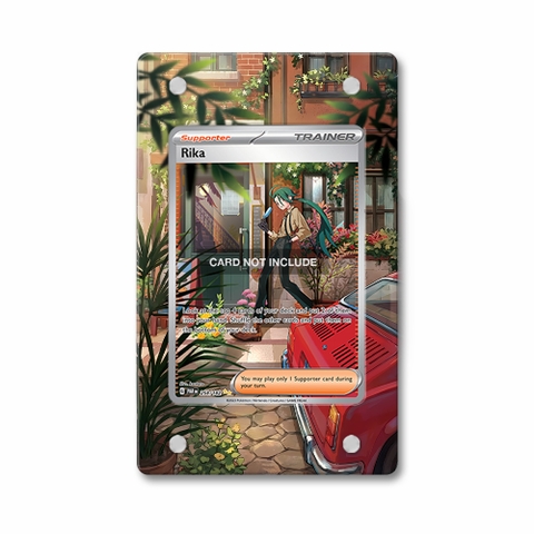 Khung thiết kế Rika 258-182 SIR SAR Paradox Rift bảo vệ thẻ bài - Extended Art Case for trading card Pokemon