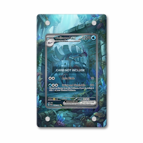 Khung thiết kế Golisopod ex 246-182 SIR SAR Paradox Rift bảo vệ thẻ bài - Extended Art Case for trading card Pokemon