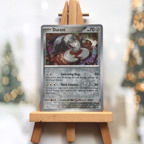 Thẻ hình Pokemon Durant 129/182 - Lá bài lẻ Paradox Rift Uncommon Reverse Holo tiếng Anh chính hãng