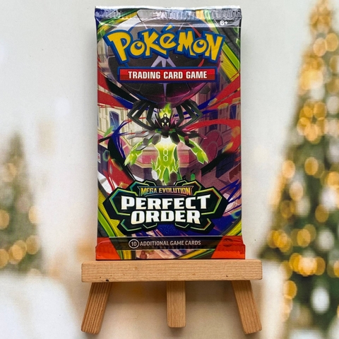 Gói thẻ bài Perfect Order Booster Pack tiếng Anh chính hãng - Túi mù lẻ Series Mega Pokemon TCG