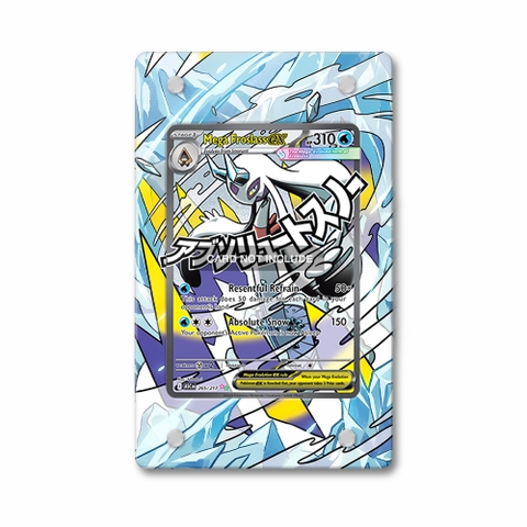 Khung thiết Mega Froslass ex 265-217 Attack Rare Ascended Heroes bảo vệ thẻ bài - Extended Art Case for trading card Pokemon