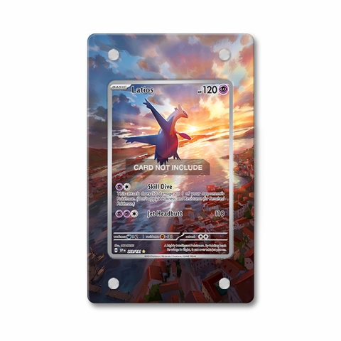 Khung thiết kế Latios 203-191 IR AR Surging Sparks bảo vệ thẻ bài - Extended Art Case for trading card Pokemon