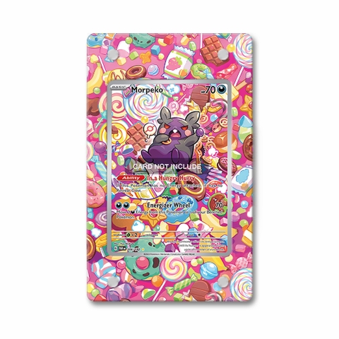 Khung thiết kế Morpeko 206-182 IR AR Paradox Rift bảo vệ thẻ bài - Extended Art Case for trading card Pokemon