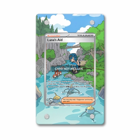 Khung thiết kế Lana's Aid 219-167 SIR SAR Twilight Masquerade bảo vệ thẻ bài - Extended Art Case for trading card Pokemon