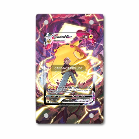 Khung thiết kế Pikachu VMAX TG17 Lost Origin Trainer Gallery bảo vệ thẻ bài - Extended Art Case for trading card Pokemon