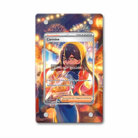Khung thiết kế Carmine 217-167 SIR SAR Twilight Masquerade bảo vệ thẻ bài - Extended Art Case for trading card Pokemon