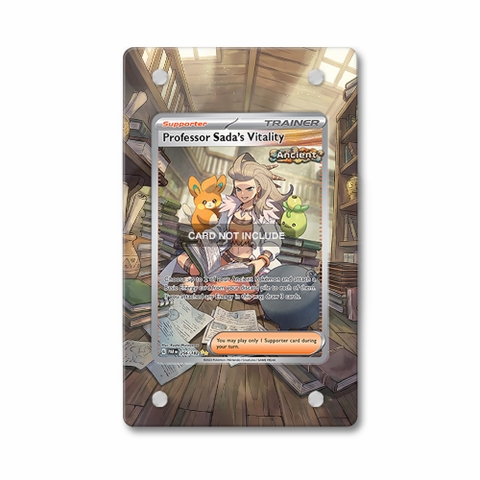 Khung thiết kế Professor Sada's Vitality 256-182 SIR SAR Paradox Rift bảo vệ thẻ bài - Extended Art Case for trading card Pokemon