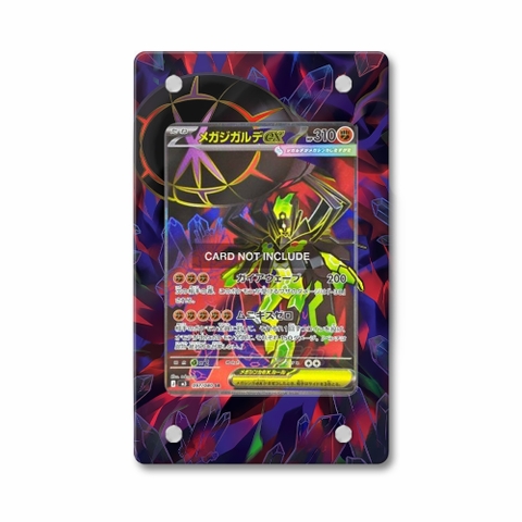 Khung thiết kế Mega Zygarde ex SR Nihil Zero Perfect Order bảo vệ thẻ bài - Extended Art Case for trading card Pokemon