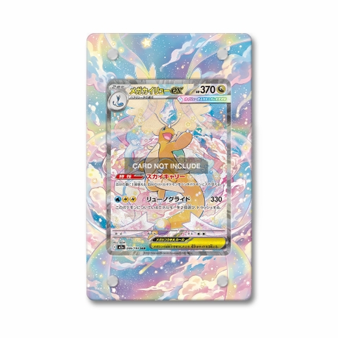 Khung thiết Mega Dragonite EX 290-217 SAR SIR Ascended Heroes bảo vệ thẻ bài - Extended Art Case for trading card Pokemon