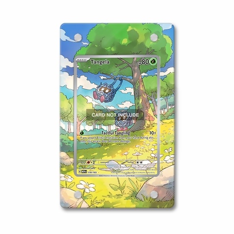 Khung thiết kế Tangela 178-165 IR AR Scarlet & Violet 151 bảo vệ thẻ bài - Extended Art Case for trading card Pokemon