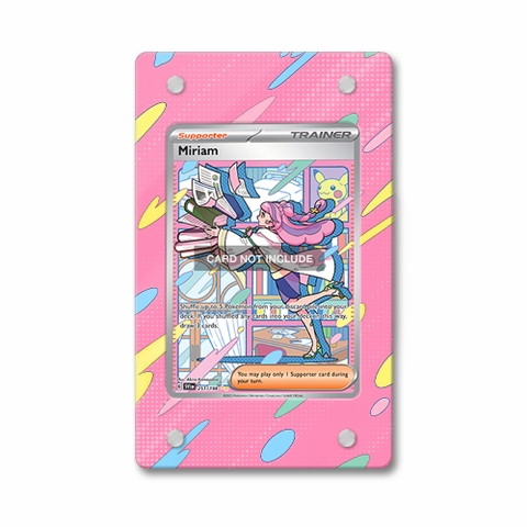 Khung thiết kế Miriam 251-198 SIR SAR Scarlet Violet Base Set bảo vệ thẻ bài - Extended Art Case for trading card Pokemon