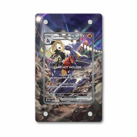 Khung thiết Cynthia's Garchomp ex 232-182 SIR SAR Destined Rivals bảo vệ thẻ bài - Extended Art Case for trading card Pokemon