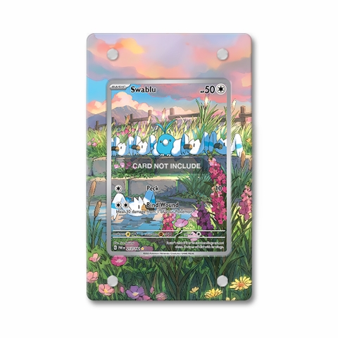 Khung thiết kế Swablu 213-182 IR AR Paradox Rift bảo vệ thẻ bài - Extended Art Case for trading card Pokemon