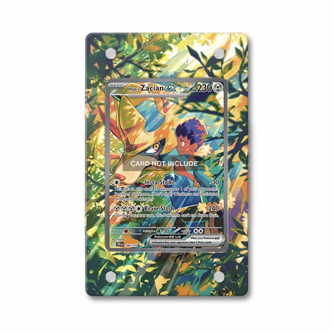 Khung thiết Hop's Zacian ex 186-159 SIR SAR Journey Together bảo vệ thẻ bài - Extended Art Case for trading card Pokemon