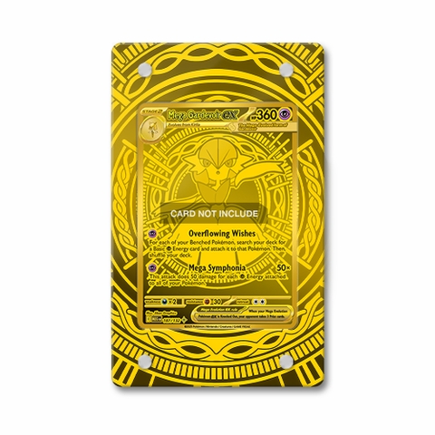 Khung thiết kế Mega Gardevoir ex 187-132 Hyper Rare Mega Evolution Base Set bảo vệ thẻ bài - Extended Art Case for trading card Pokemon